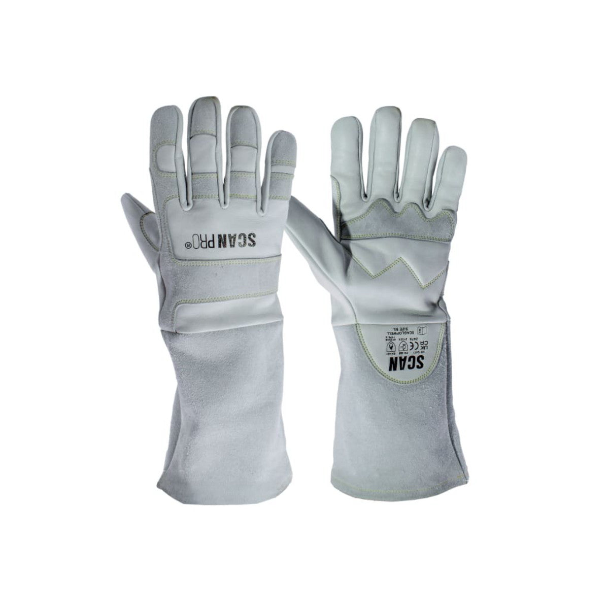 Scan Premium Leather Welding Gloves - XL (Size 10) SCAGLOPWELXL