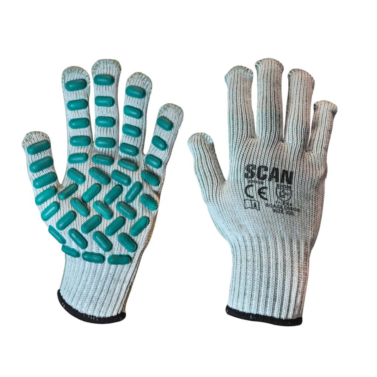 Scan Vibration Resistant Latex Foam Gloves - XXL (Size 11) SCAGLOVRXX
