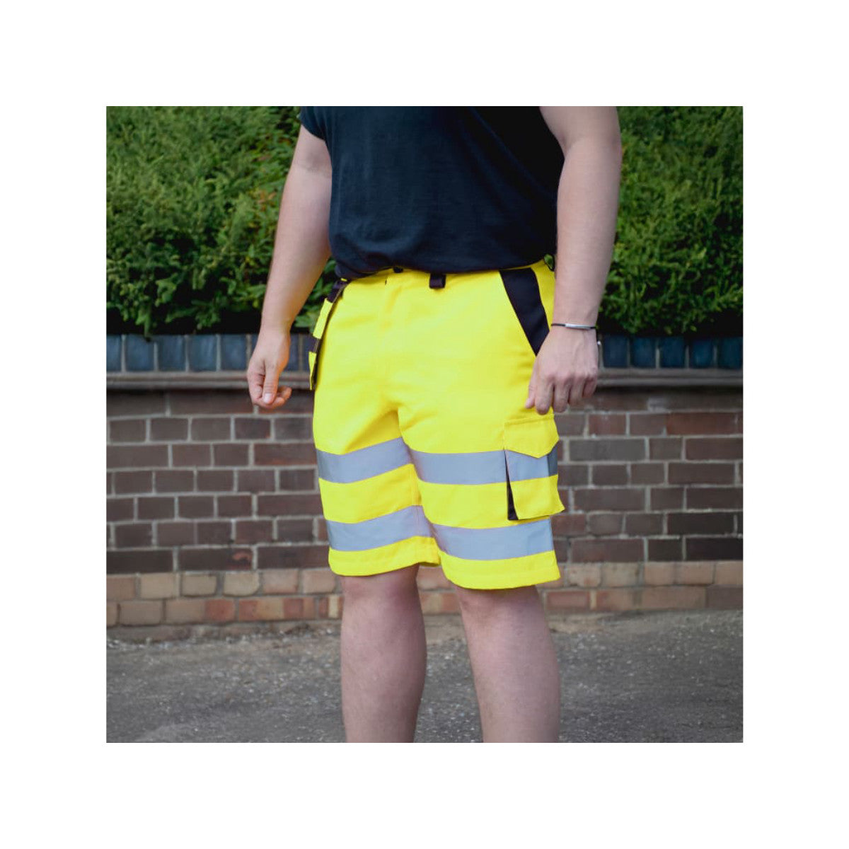 Scan Hi-Vis Holster Shorts Yellow - W32-33in SCAHVHSM
