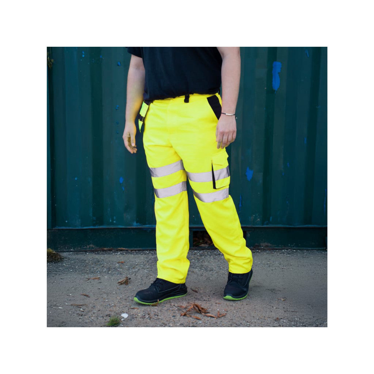 Scan Hi-Vis Holster Trouser Yellow - W37-38in SCAHVHTXL