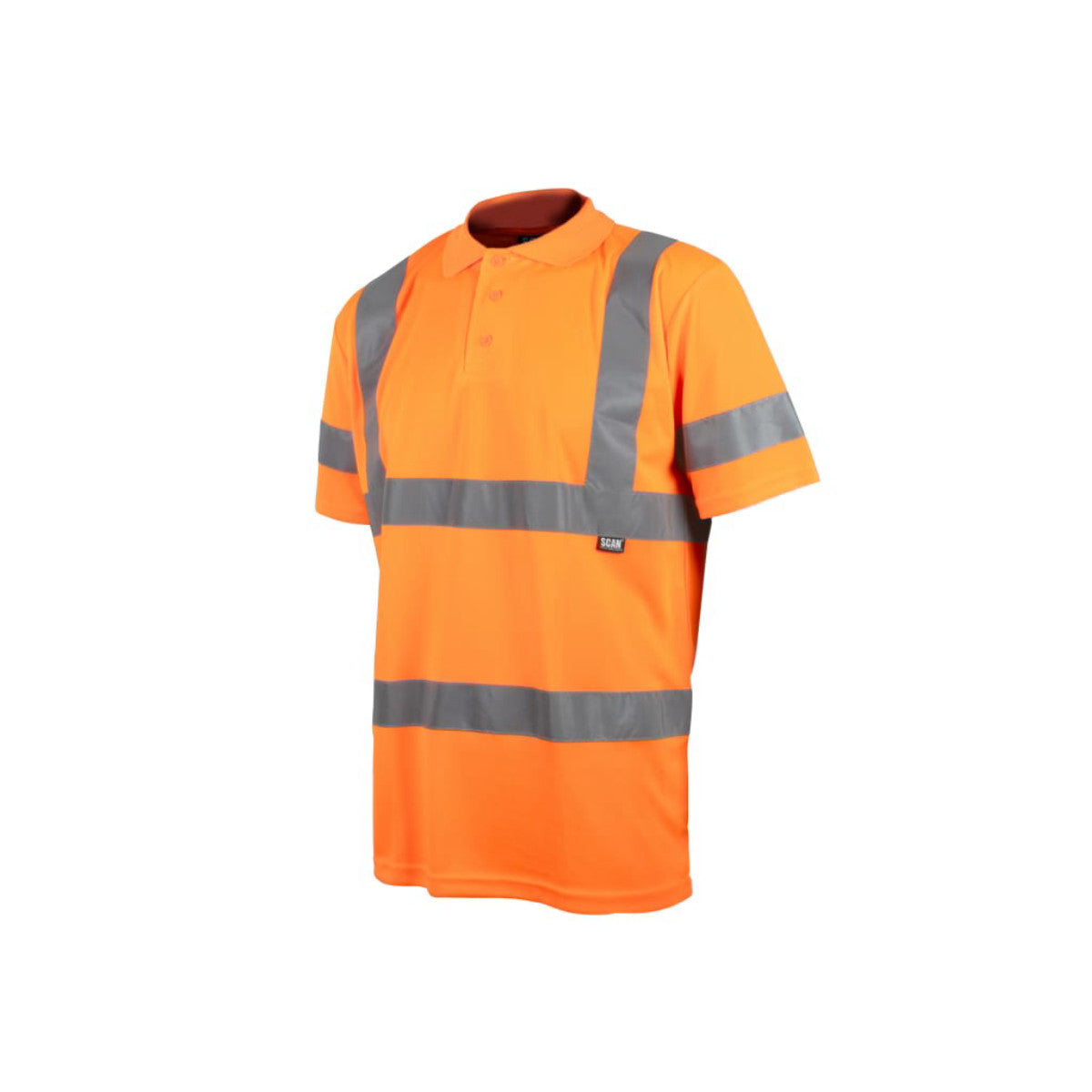 Scan Hi-Vis Orange Polo Shirt - L (42in) SCAHVPSLO
