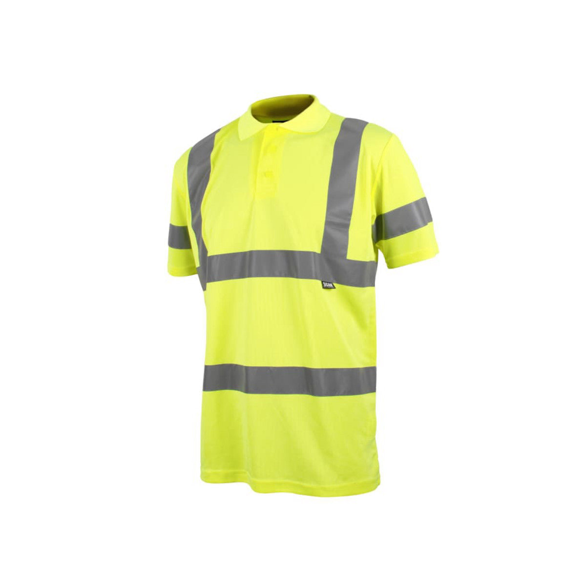 Scan Hi-Vis Yellow Polo Shirt - M (40in) SCAHVPSM