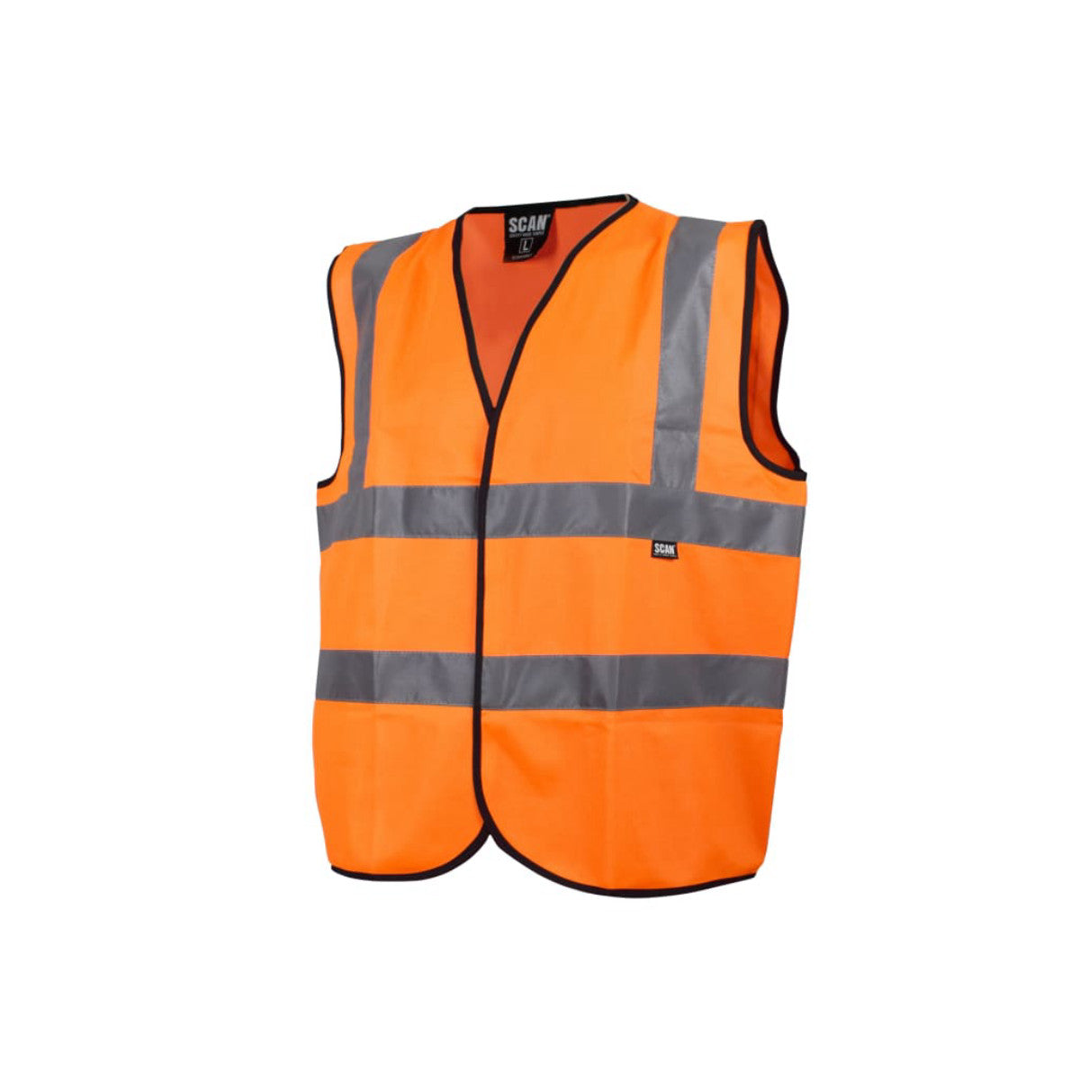 Scan Hi-Vis Orange Waistcoat - XXL (52in) SCAHVWXXLO