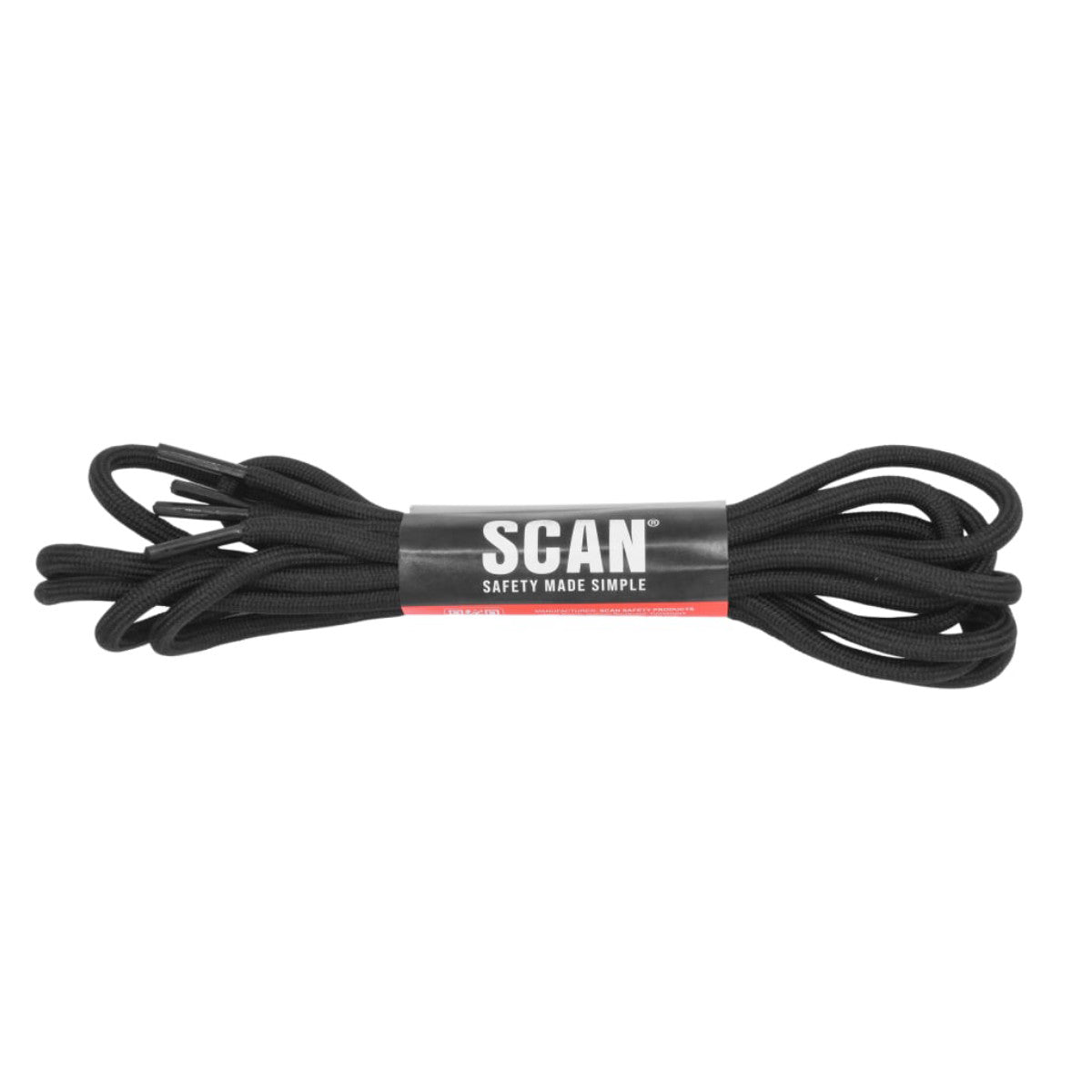 Scan 20 Pairs of Laces - Black CDU SCALACE20BK