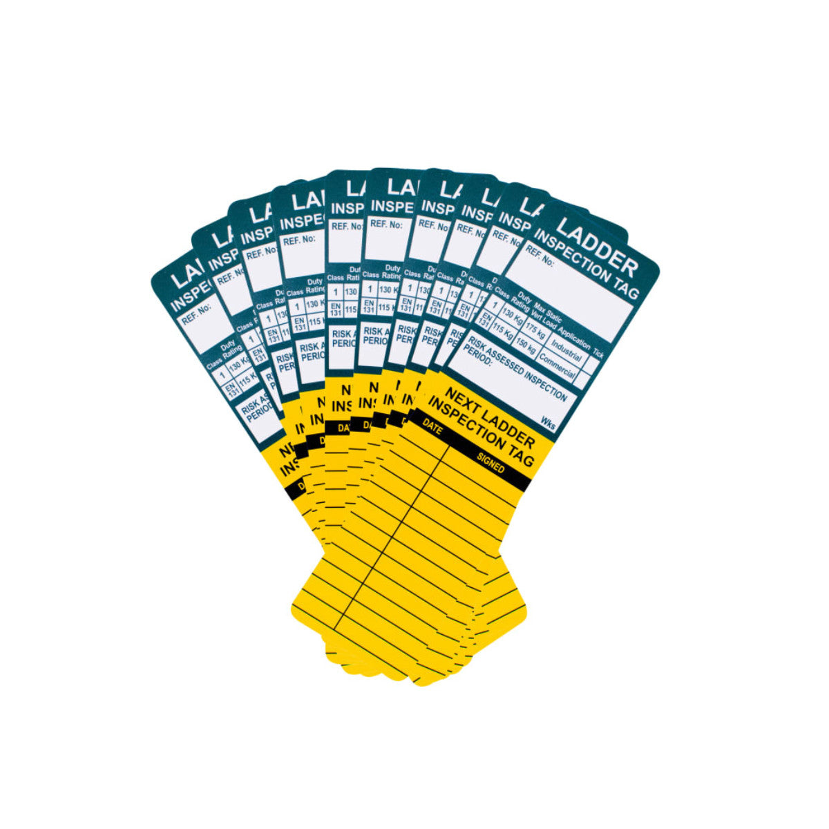 Scan Replacement Ladder Tag Inserts - Pack of 10 SCALADTAGI