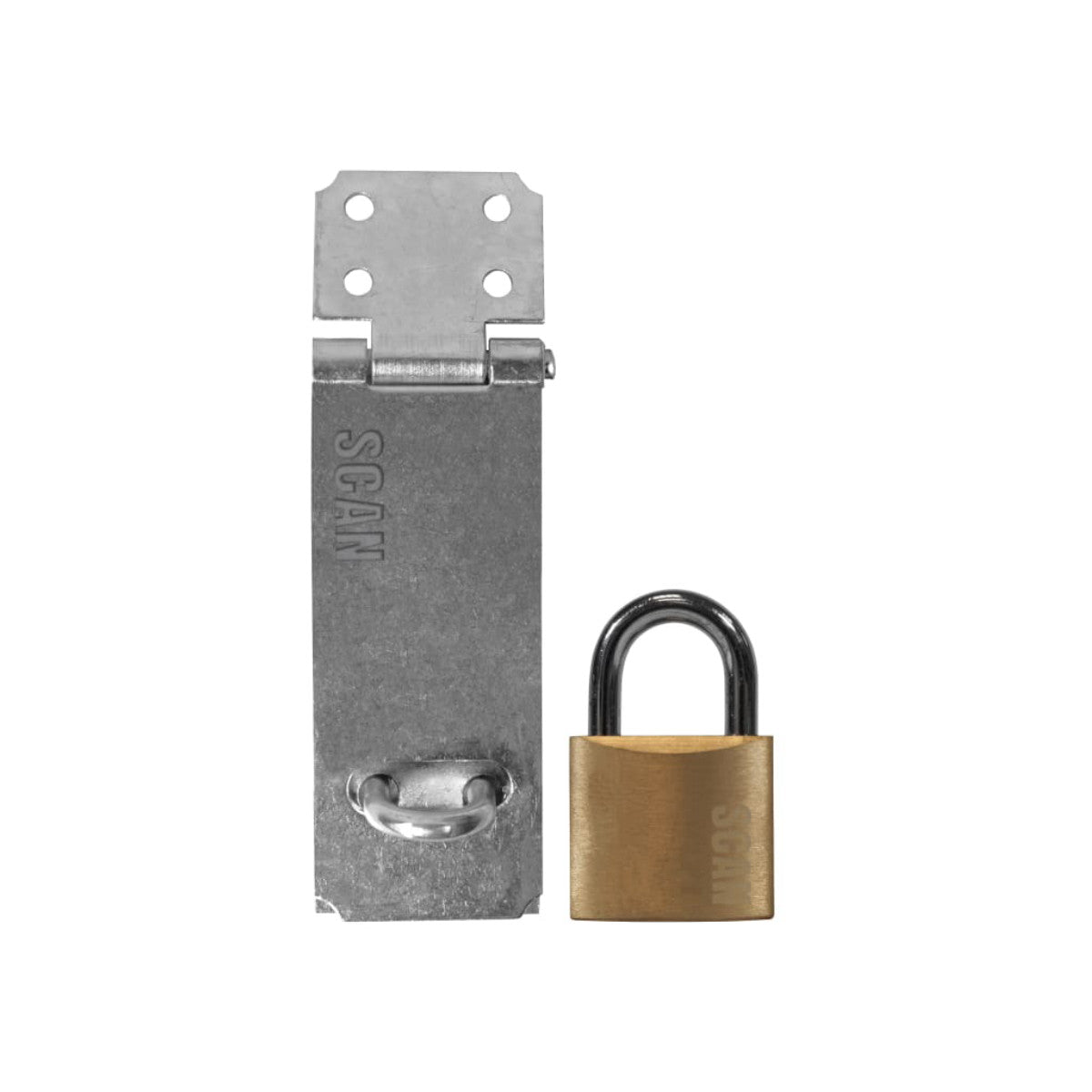 Scan Hasp and Staple 117mm + 40mm Padlock SCAPHSGP117