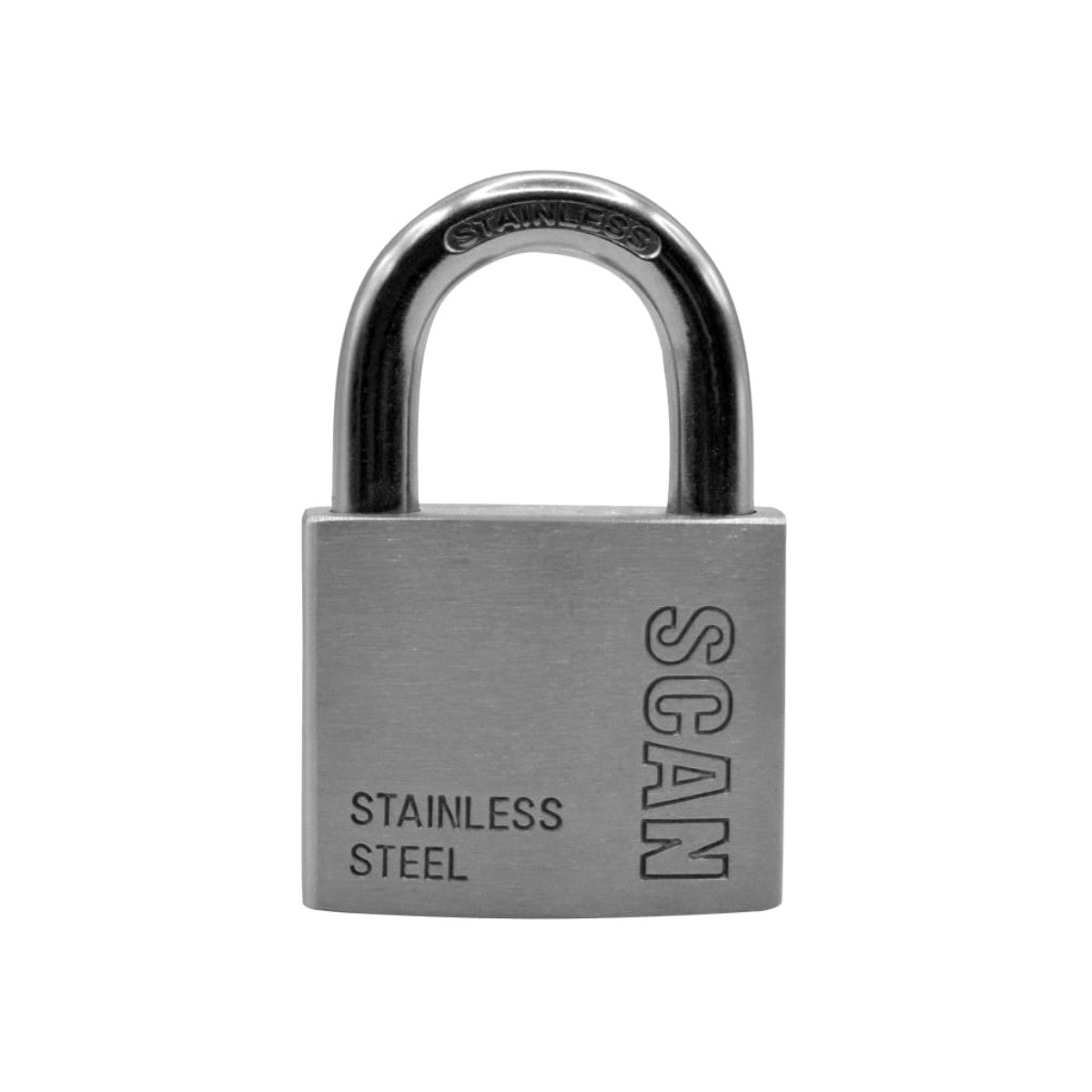 Scan Stainless Steel Padlock 50mm SCAPLSS50