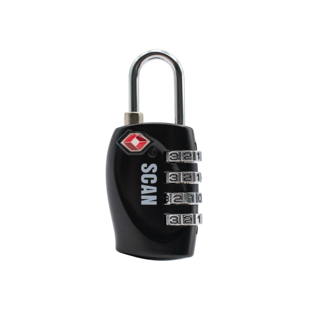 Scan Zinc Combination Padlock TSA Approved SCAPLTSA31
