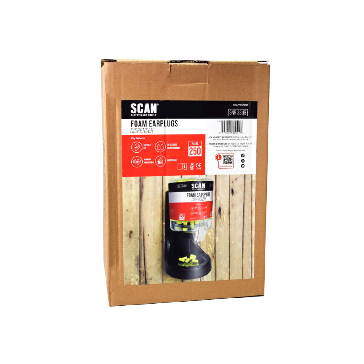 Scan Earplug Dispenser (250 Pairs) SCAPPEEP250