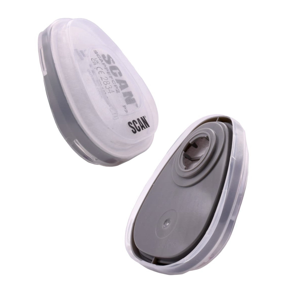 Scan Twin Half Mask P2 Particle Filter Cartridge (Pack of 2) SCAPPEFCP2