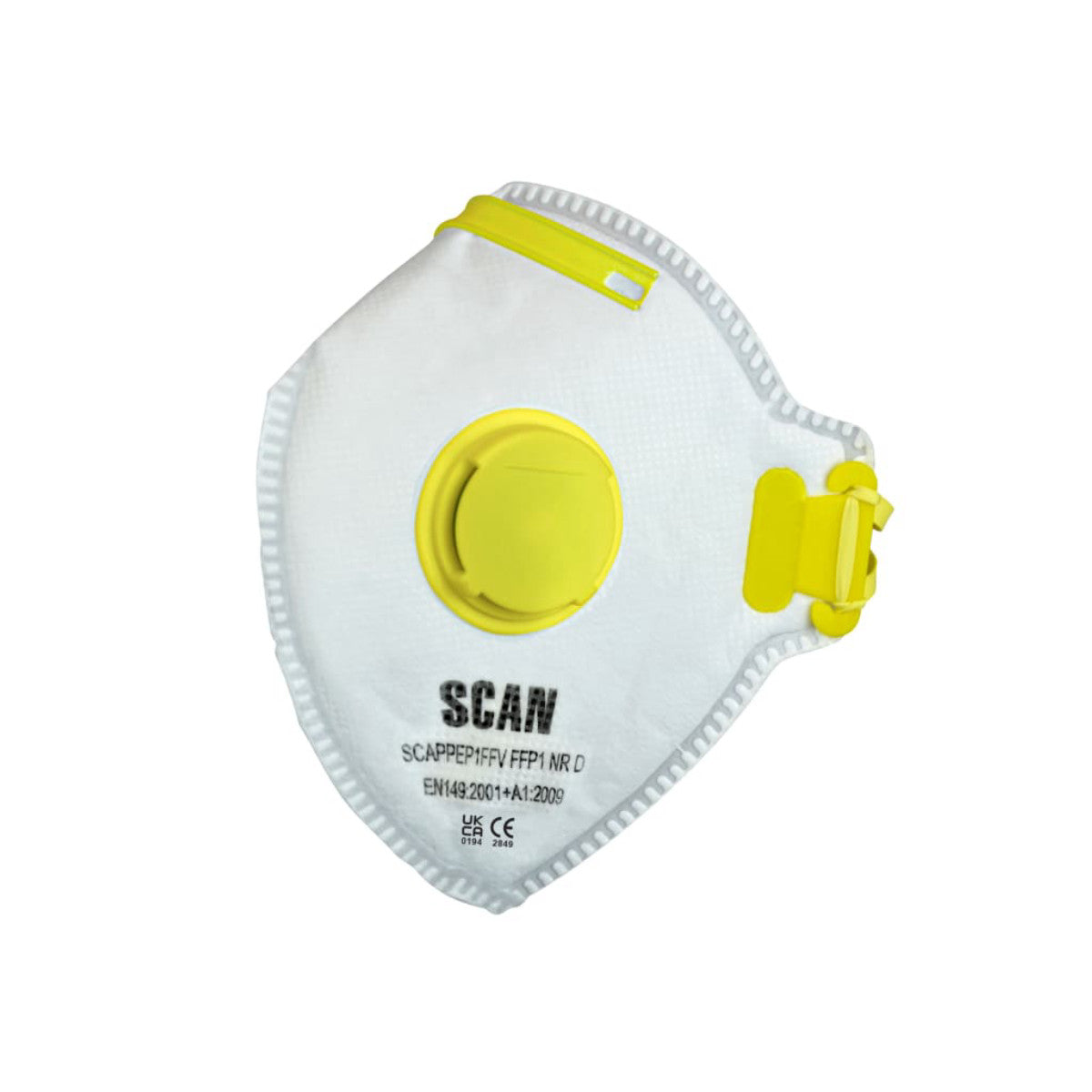 Scan Fold Flat Valved Disposable Mask FFP1 (Pack of 3) SCAPPEP1FFV
