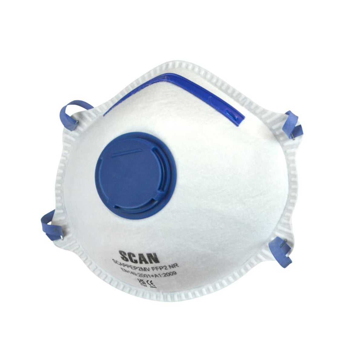 Scan Moulded Disposable Mask Valved FFP2 Protection (Pack 3) SCAPPEP2MV