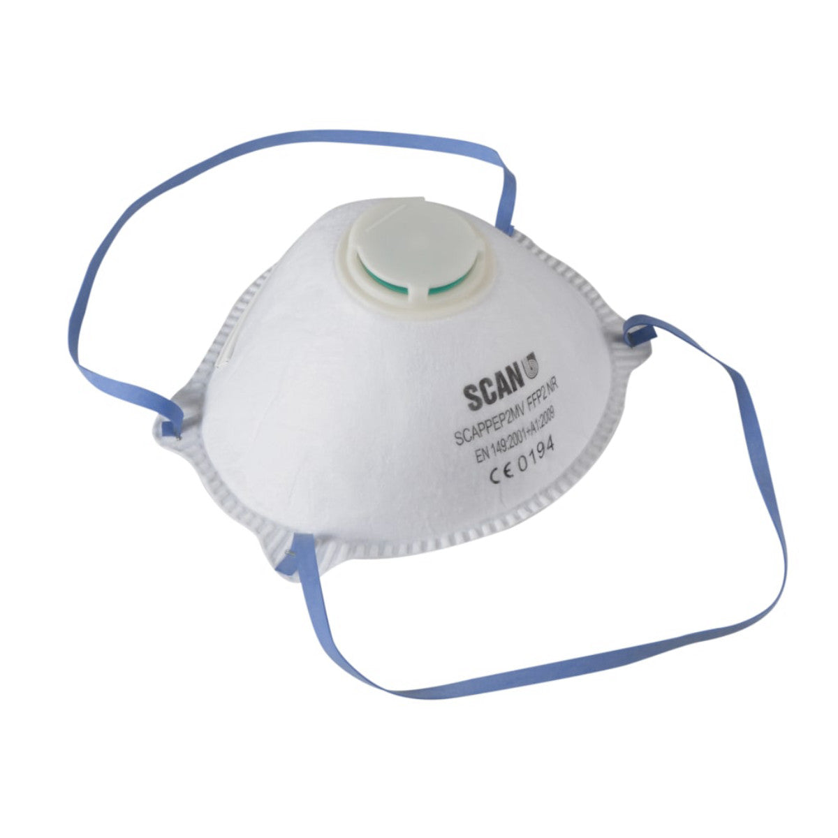 Scan Moulded Disposable Mask Valved FFP2 Protection (Pack 3) SCAPPEP2MV
