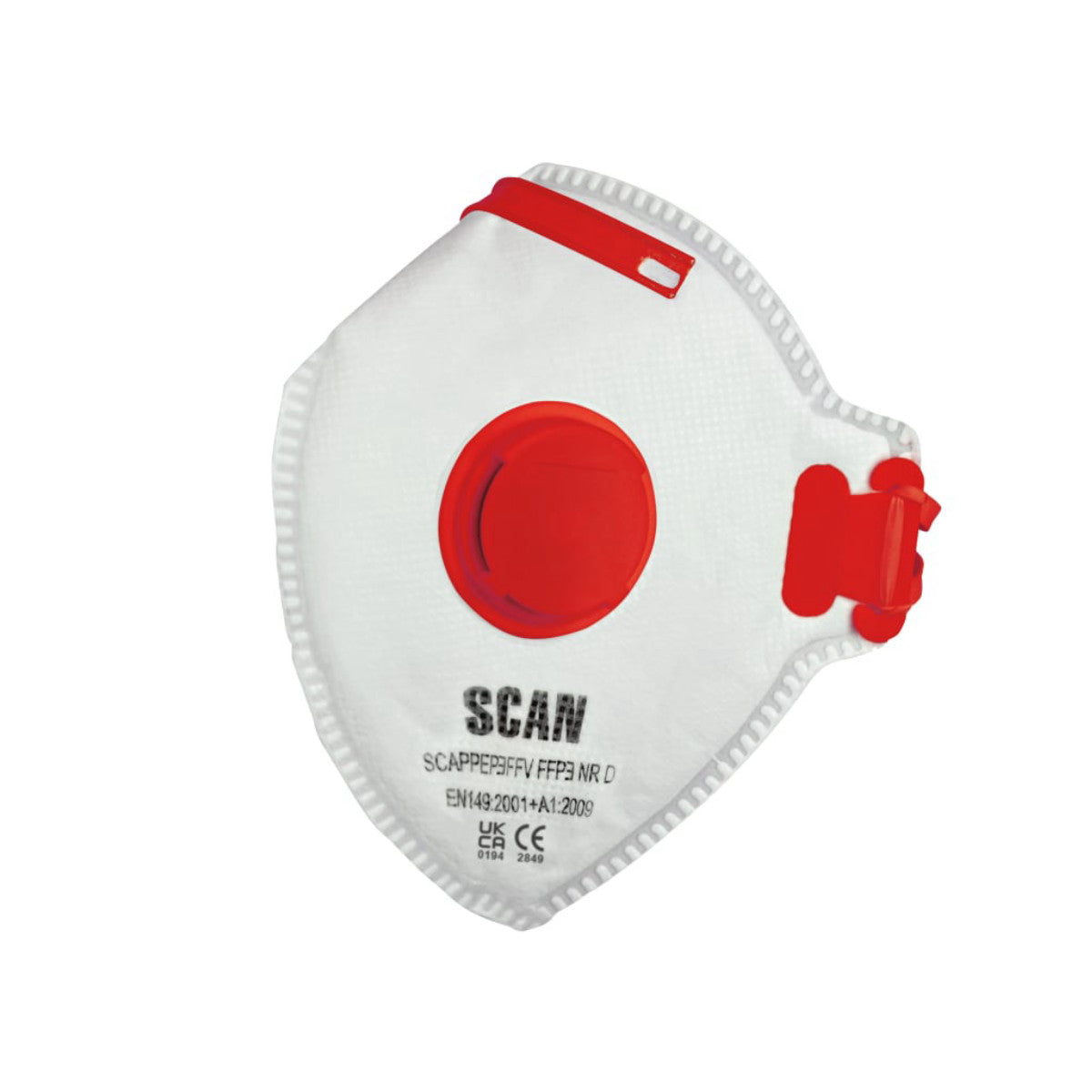 Scan Fold Flat Disposable Valved Disposable Mask FFP3 Protection (Pack 3) SCAPPEP3FFV