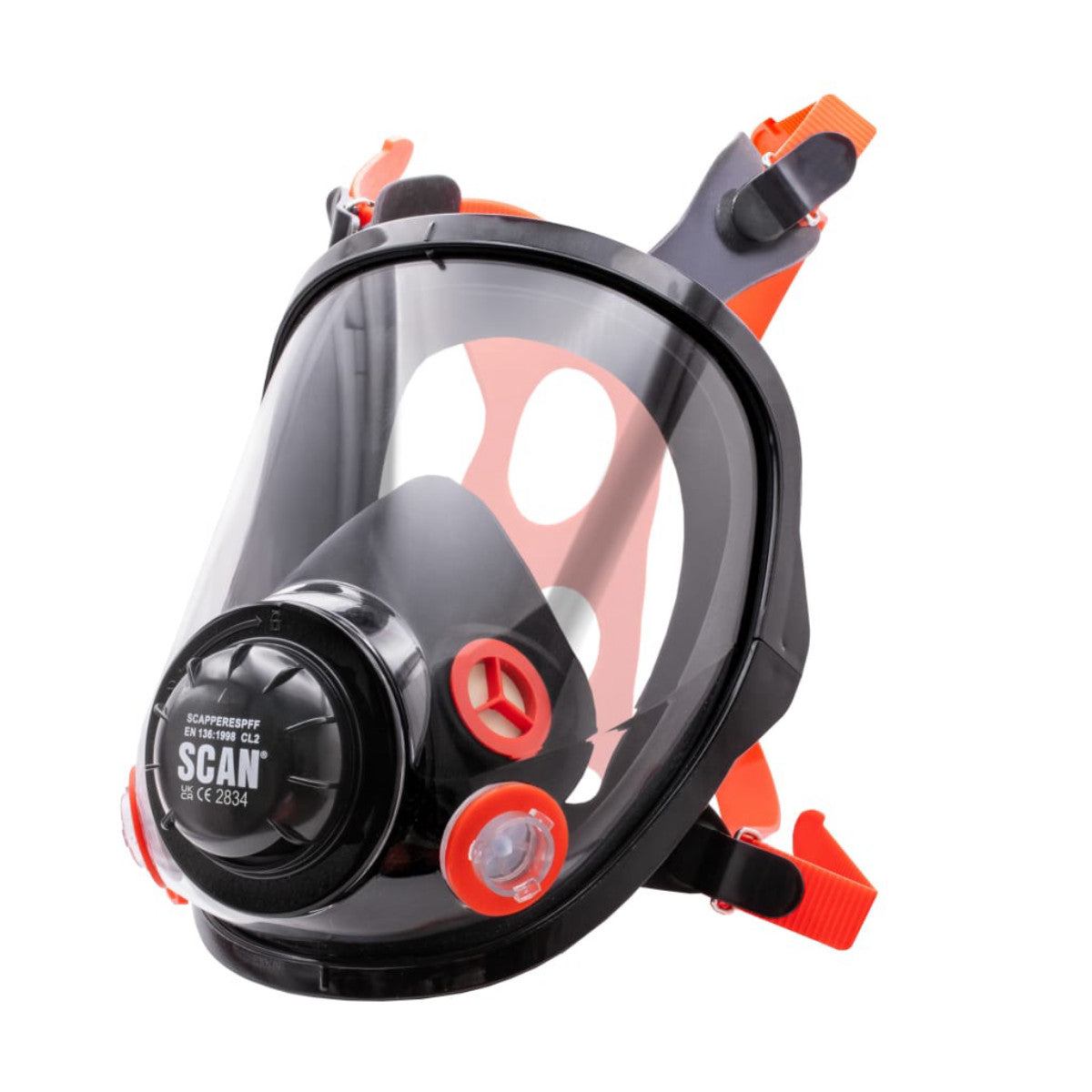 Scan Twin Full Face Respirator No Filters SCAPPERESPFF