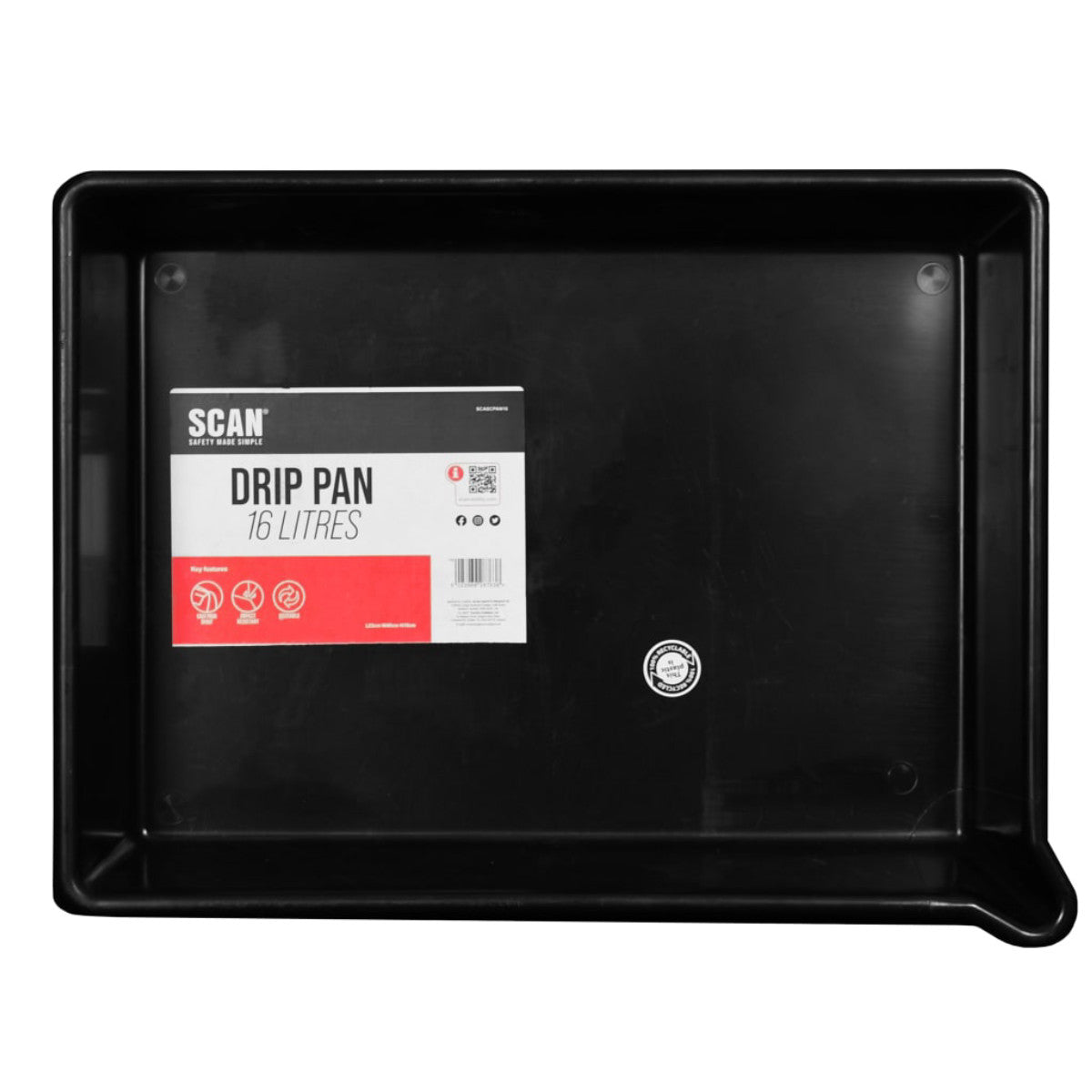 Scan Drip Pan 16 litre SCASCPAN16