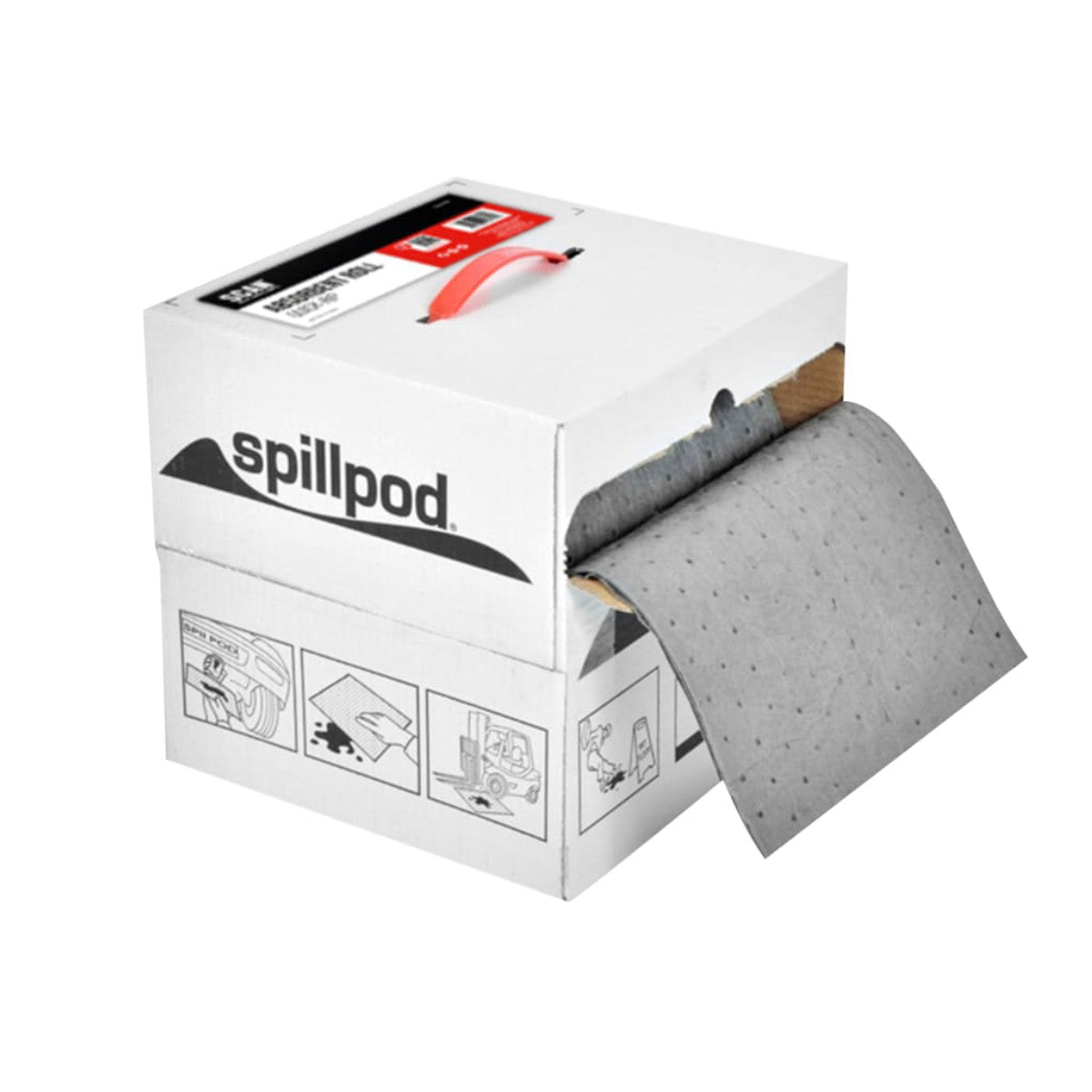Scan Universal Absorbent Quick-Rip Roll Box SCASCUAROLL