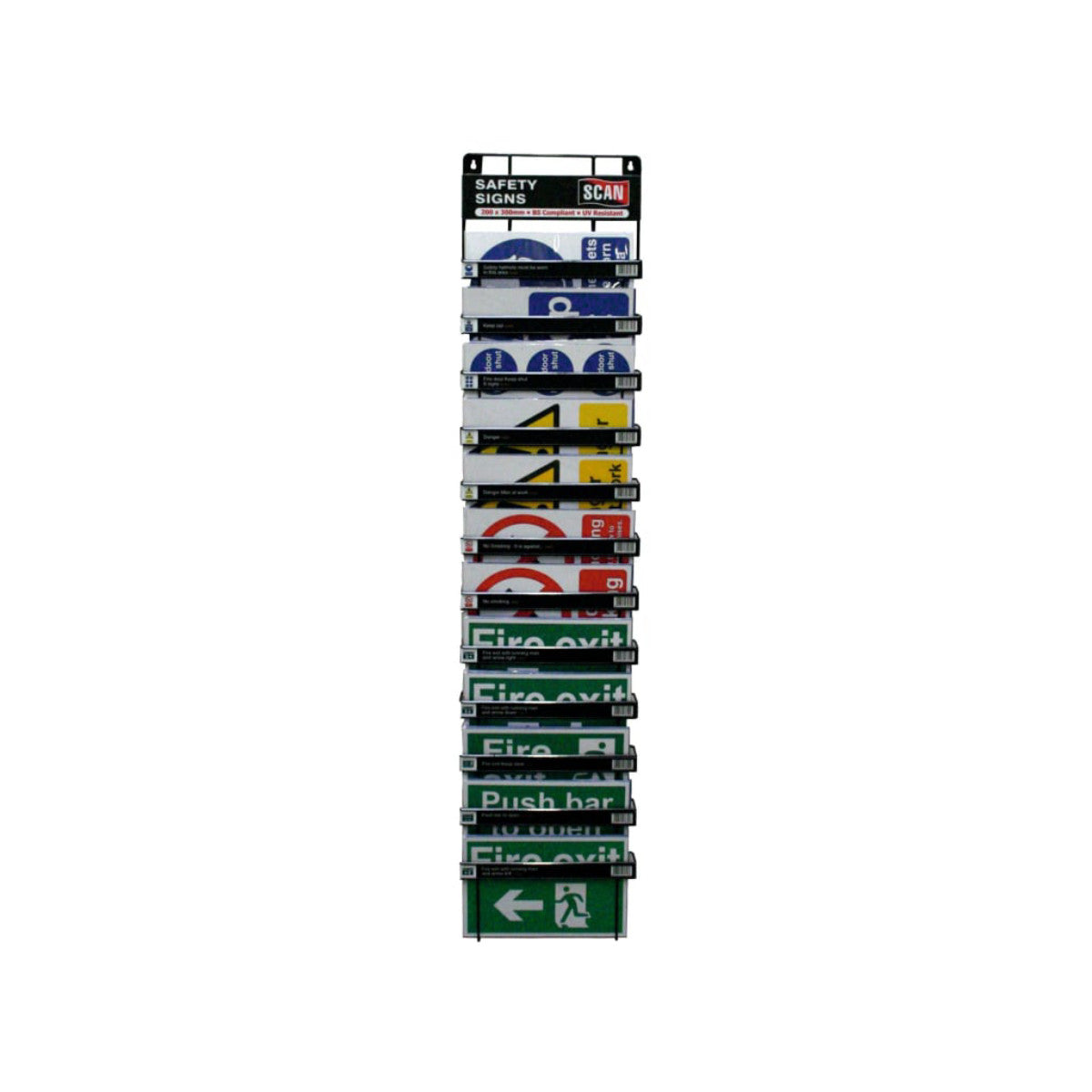 Scan Signs Display - 60 Signs (12 Tier Stand) SCASSDIS60