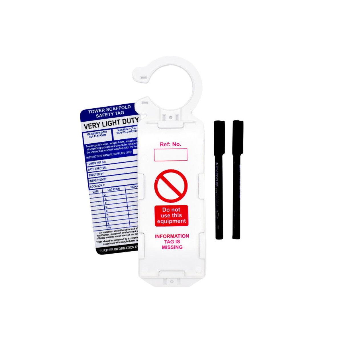 Scan Tower Tag Kit - 10 Kits per Box SCATOWTAGB