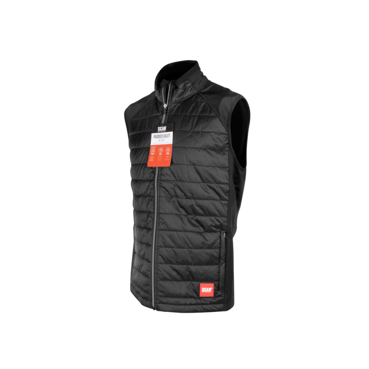 Scan Padded Gilet with Stretch Back - L SCAWWGILETL