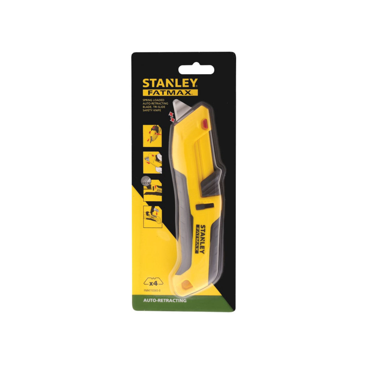 STANLEY Hand Tools FatMax Auto-Retract Tri-Slide Safety Knife STA010365