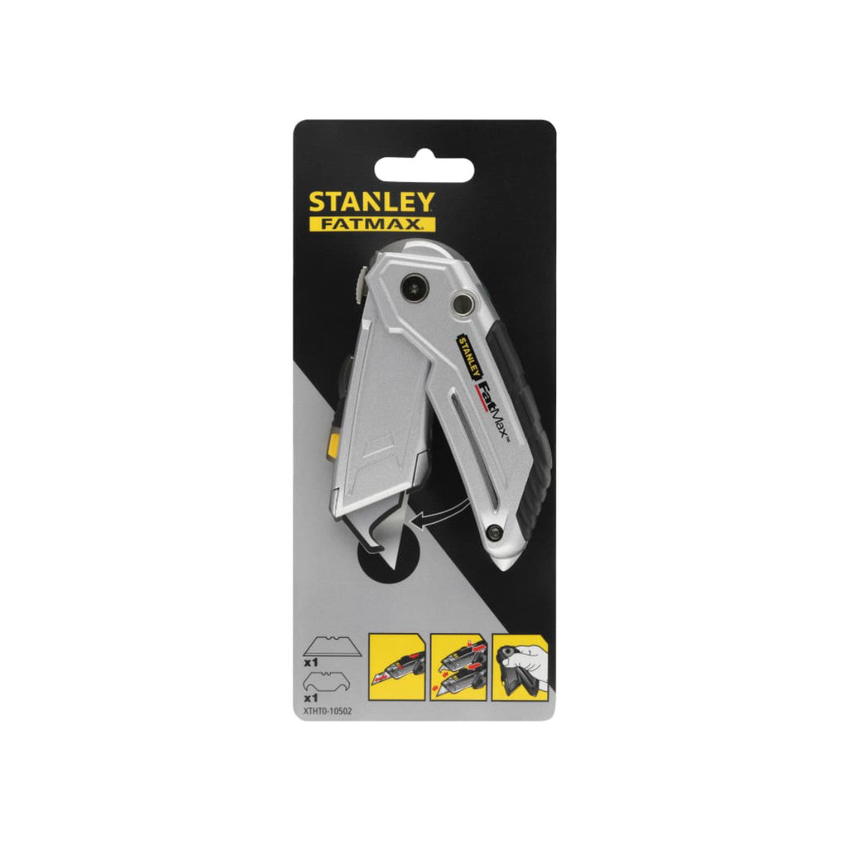 STANLEY Hand Tools FatMax Folding Twin Blade Knife STA010502