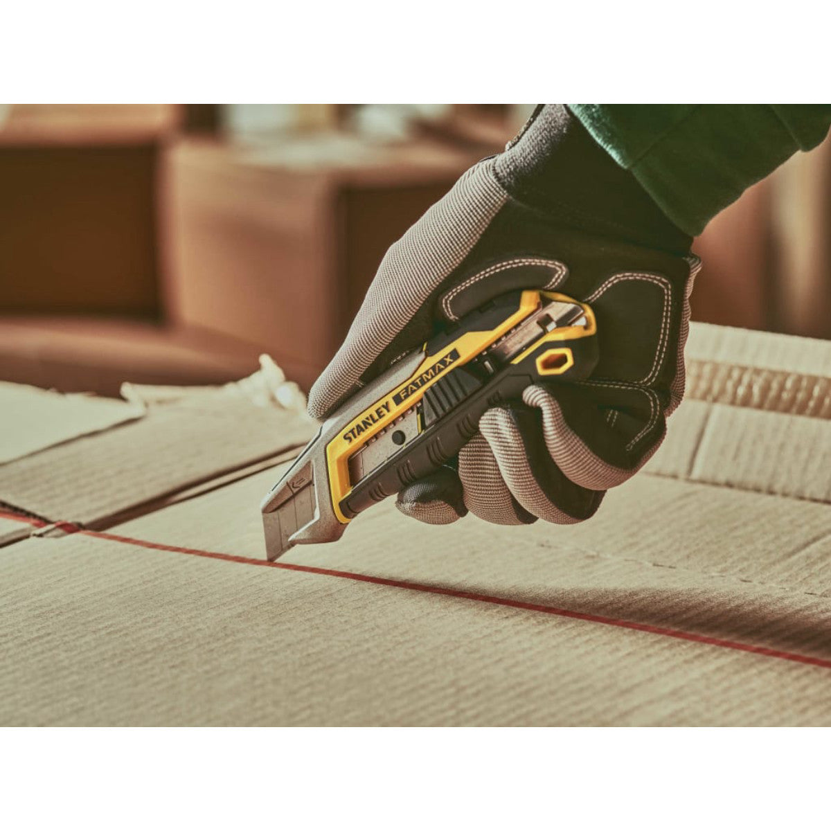 STANLEY Hand Tools FatMax Snap-Off Knife with Slide Lock 18mm STA010594