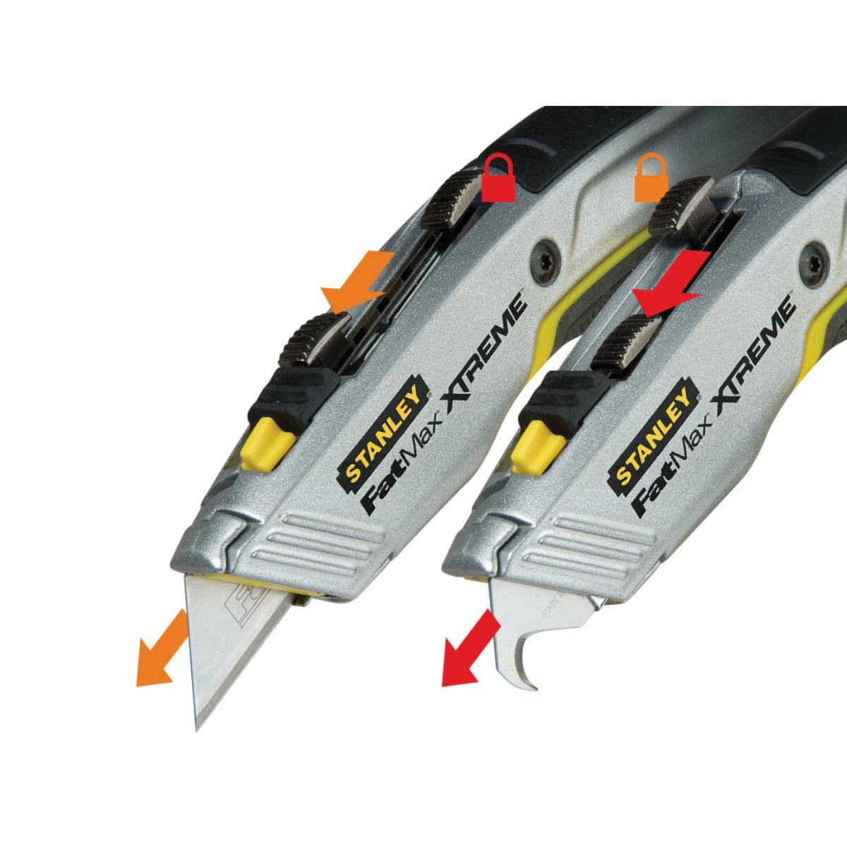 STANLEY Hand Tools FatMax Retractable Twin Blade Knife STA010789