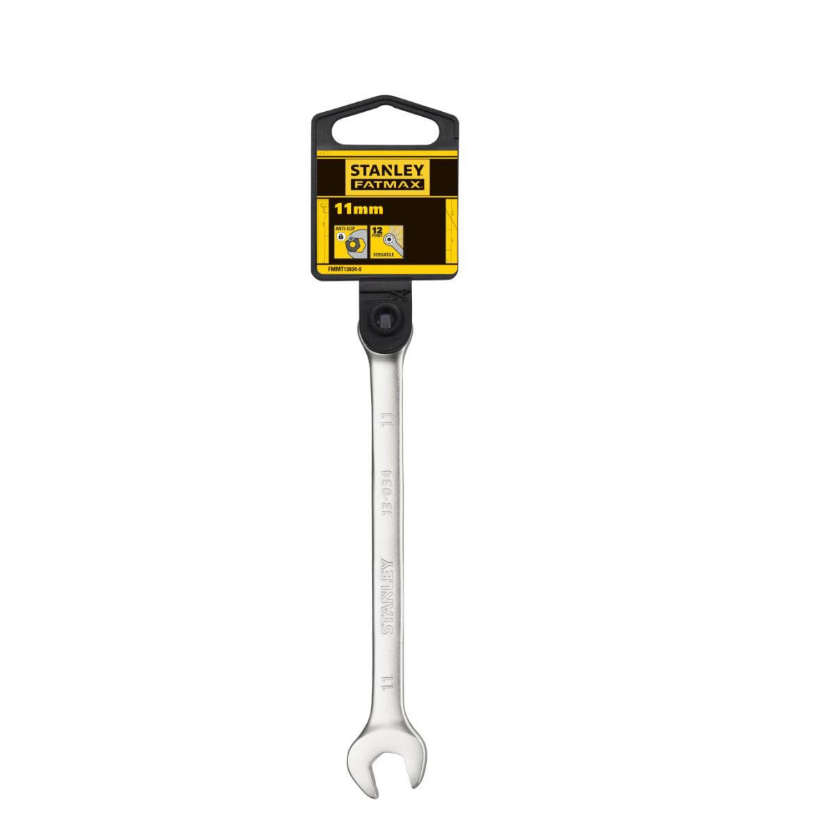 STANLEY Hand Tools FatMax Anti-Slip Combination Wrench 11mm STA013034