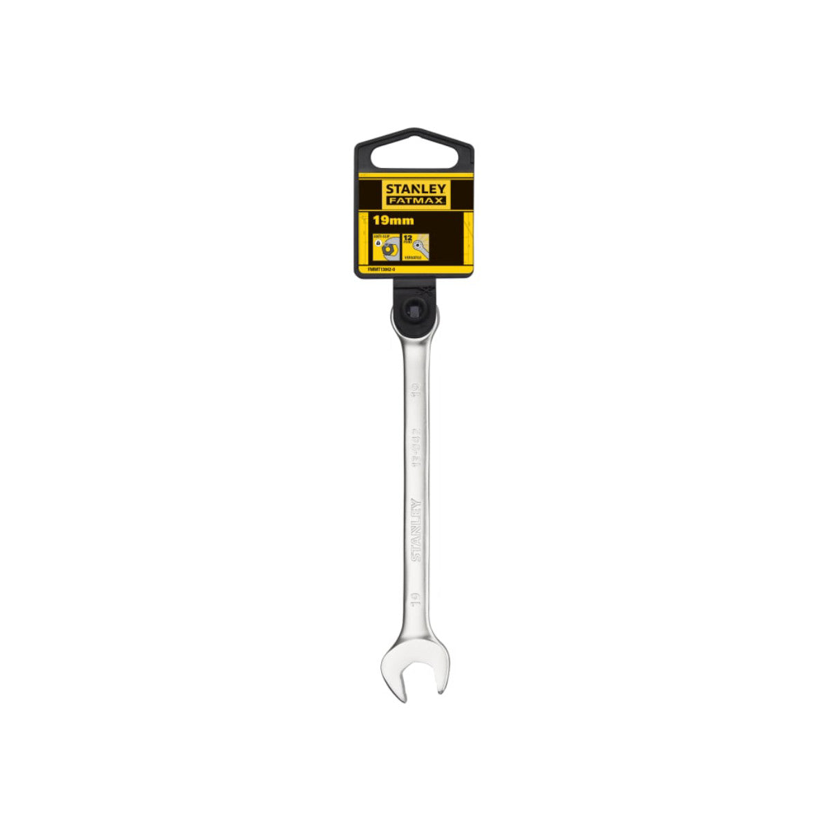 STANLEY Hand Tools FatMax Anti-Slip Combination Wrench 19mm STA013042