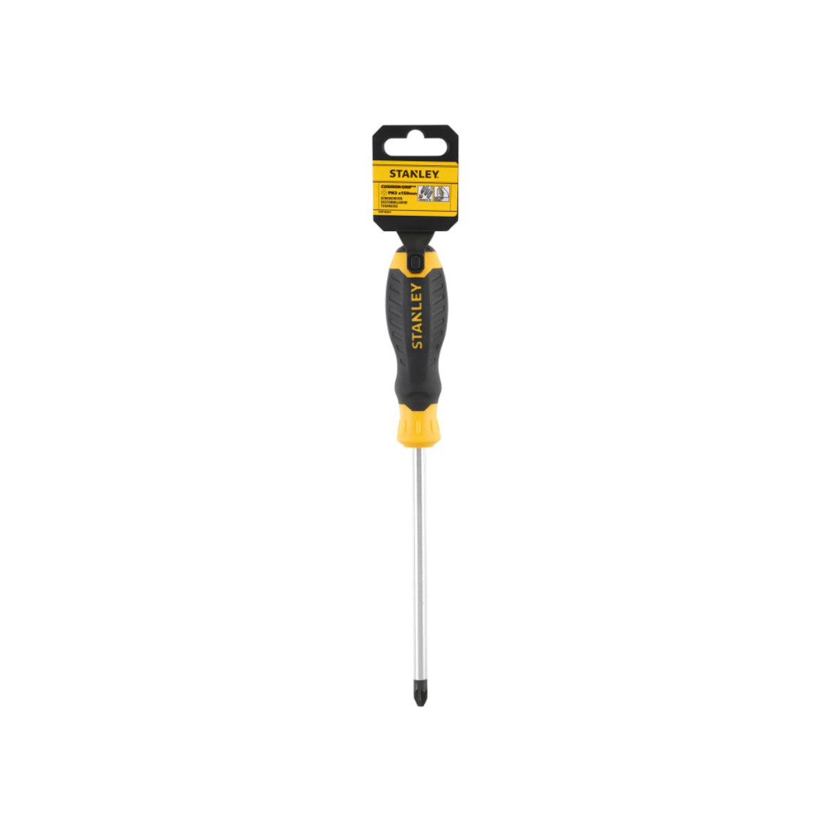 STANLEY Hand Tools CUSHION GRIP Screwdriver Pozidriv Tip PZ3 x 150mm STA016164S