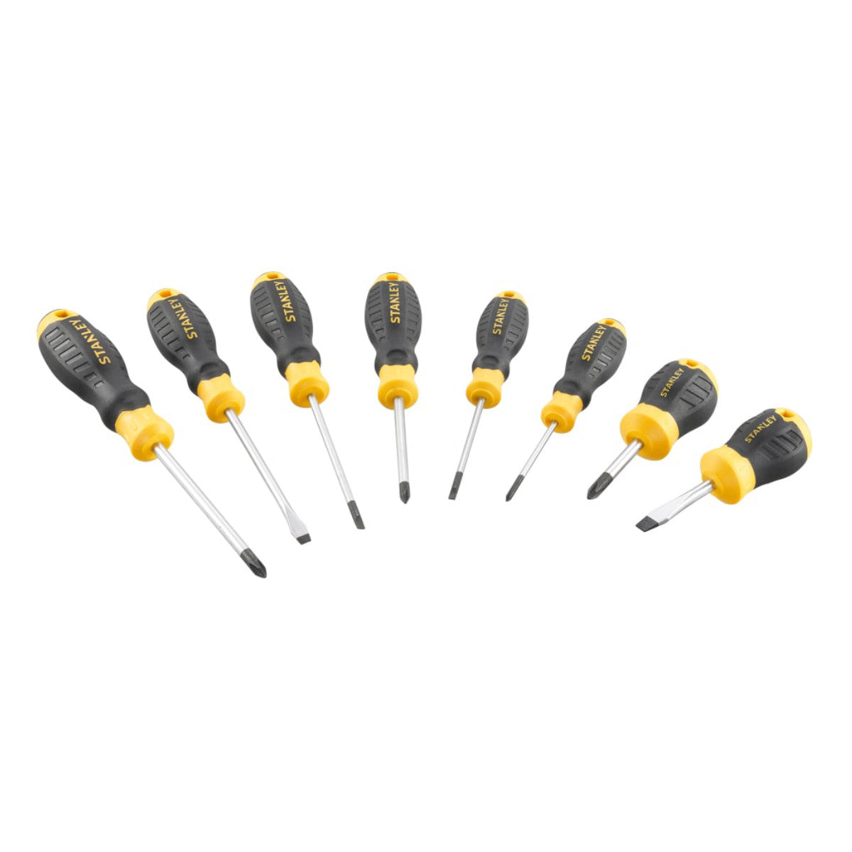 STANLEY Hand Tools CUSHION GRIP Screwdriver Set, 8 Piece STA016167