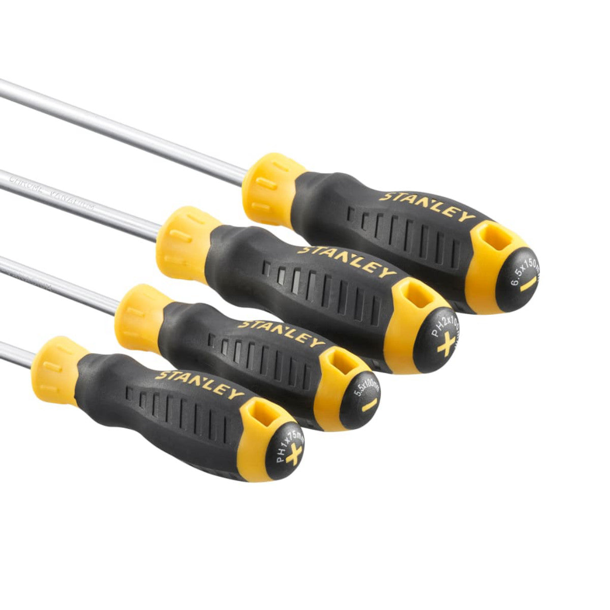 STANLEY Hand Tools CUSHION GRIP Screwdriver Set, 4 Piece STA016169S