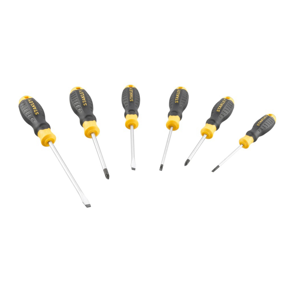 STANLEY Hand Tools CUSHION GRIP Screwdriver Set, 6 Piece STA016172