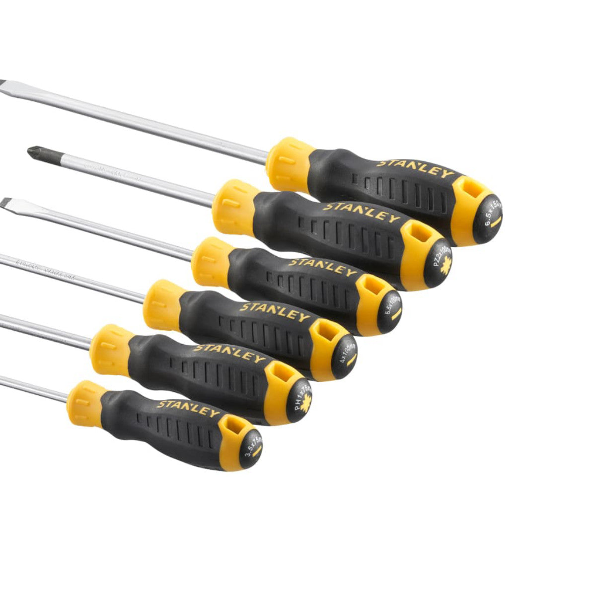 STANLEY Hand Tools CUSHION GRIP Screwdriver Set, 6 Piece STA016172