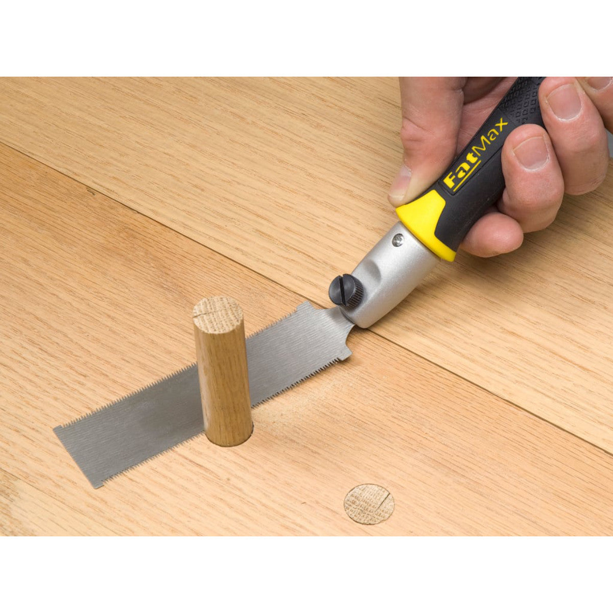 STANLEY Hand Tools FatMax Mini Flush Cut Pull Saw 125mm (5in) 23 TPI STA020331