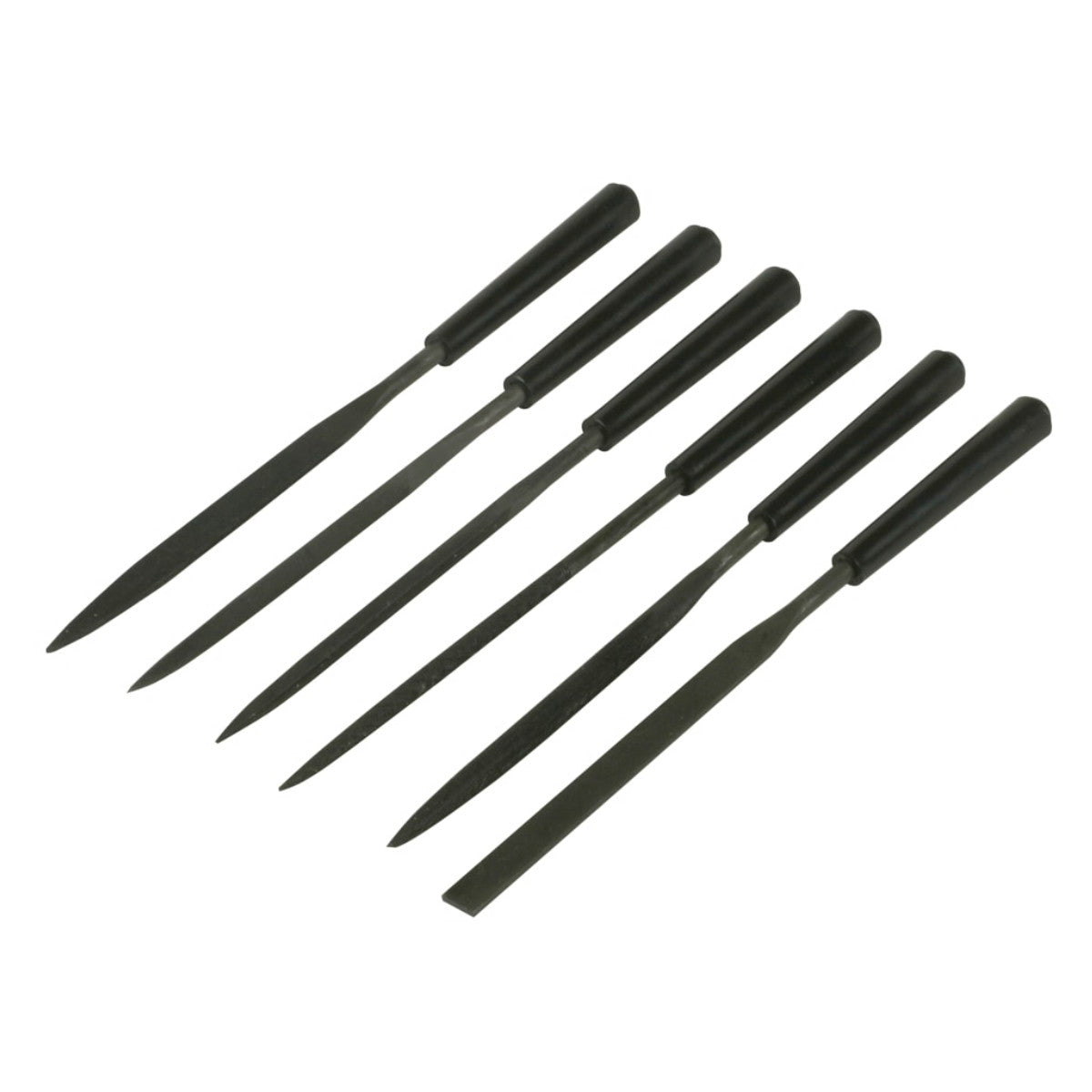 STANLEY Hand Tools Needle File Set 6 Piece 150mm (6in) STA022500