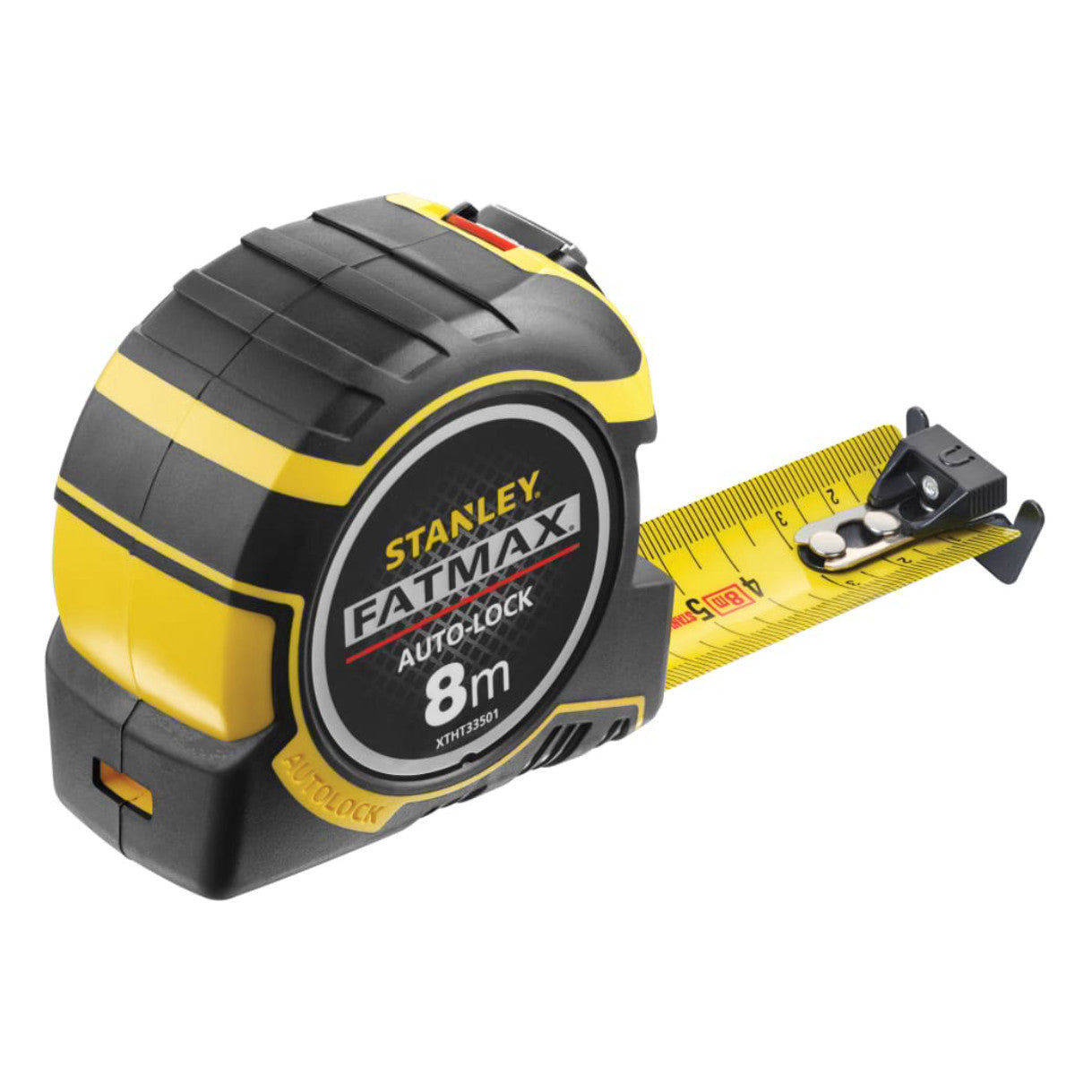 STANLEY Hand Tools FatMax Autolock Pocket Tape 8m (Width 32mm) (Metric only) STA033501