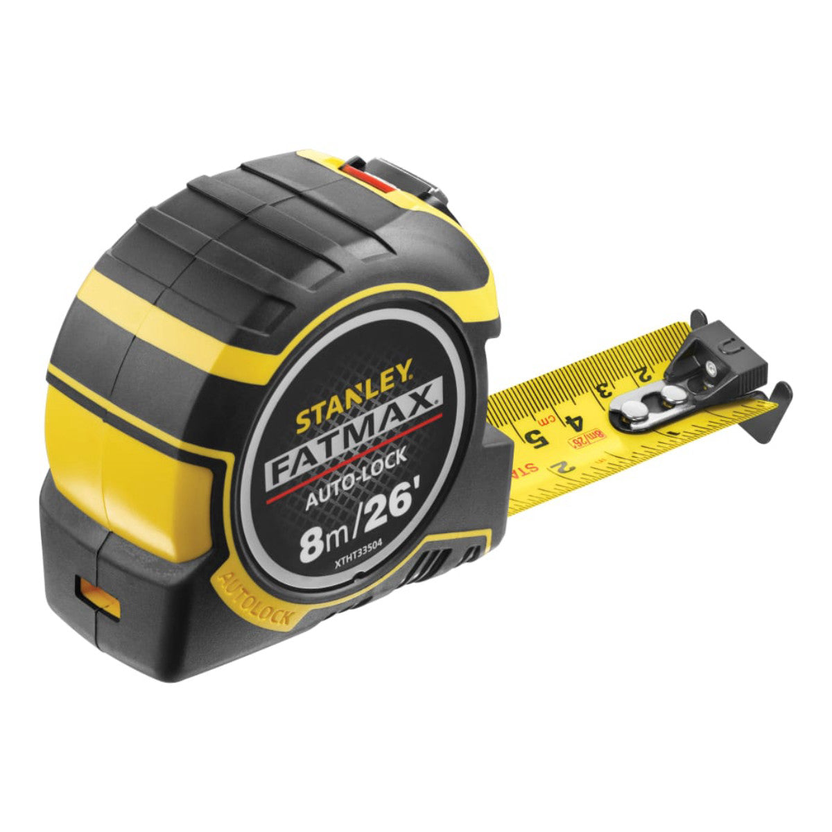 STANLEY Hand Tools FatMax Autolock Pocket Tape 8m/26ft (Width 32mm) STA033504