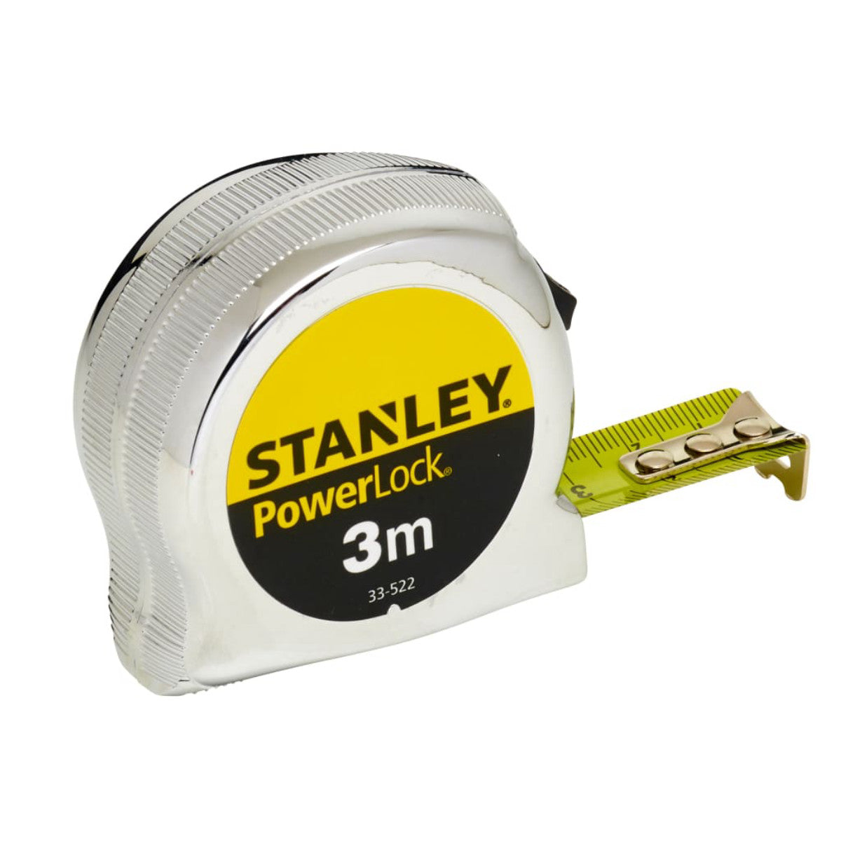 STANLEY Hand Tools PowerLock Classic Pocket Tape 3m (Width 19mm) (Metric only) STA033522