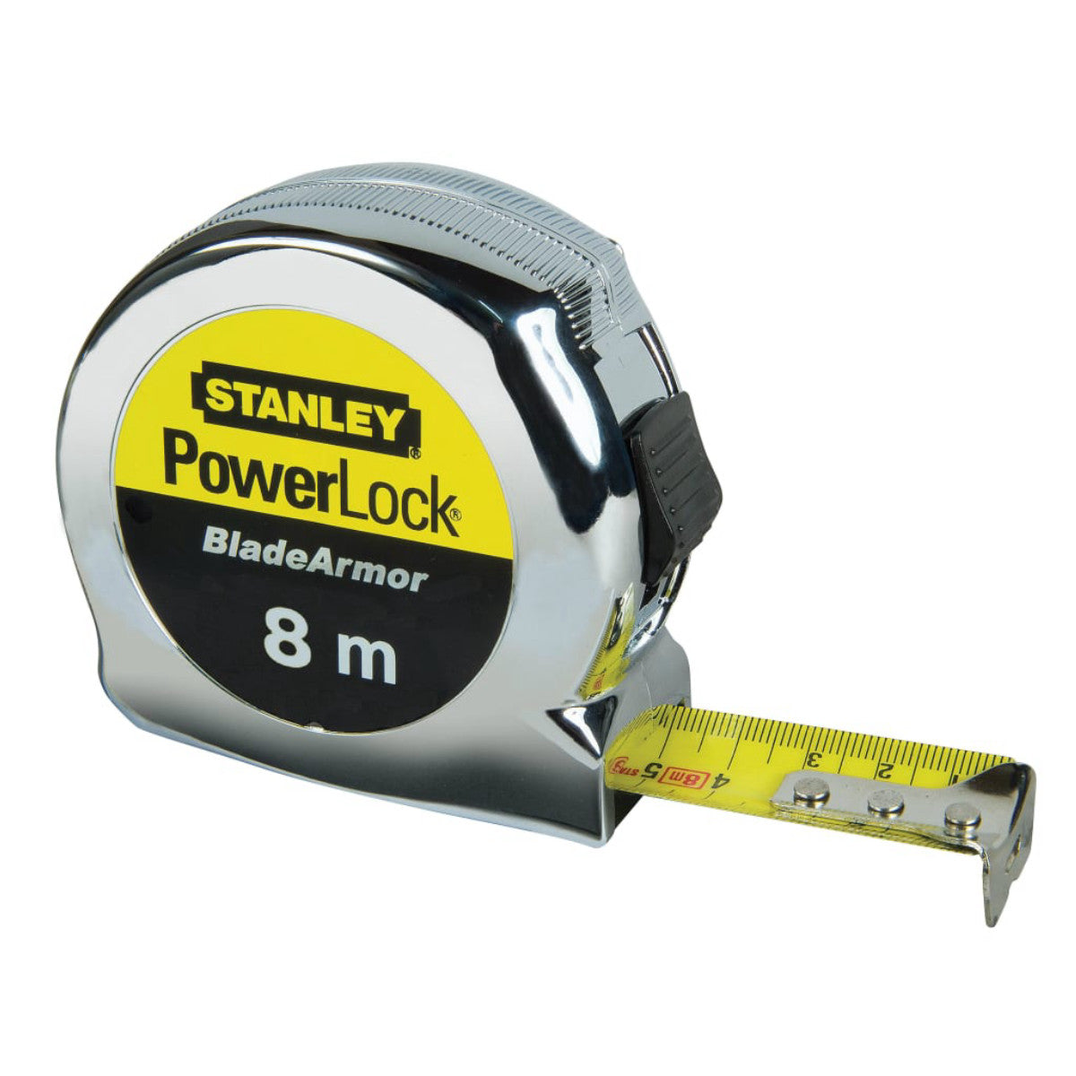 STANLEY Hand Tools PowerLock BladeArmor Pocket Tape 8m (Width 25mm) (Metric only) STA033527