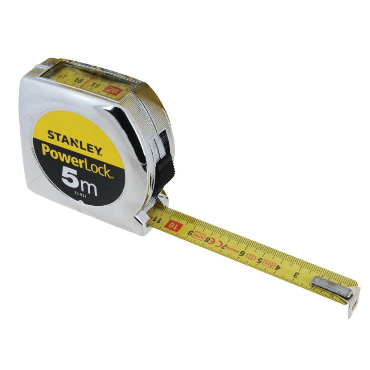 STANLEY Hand Tools PowerLock Top Reader Tape 5m (Width 19mm) STA033932