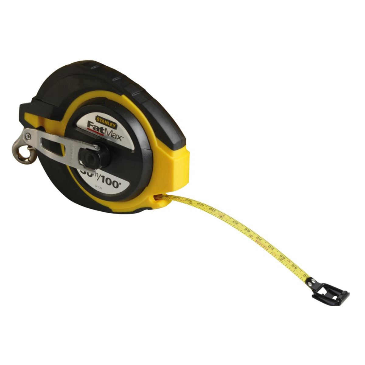 STANLEY Hand Tools FatMax Closed Case Steel Long Tape 30m/100ft (Width 10mm) STA034132