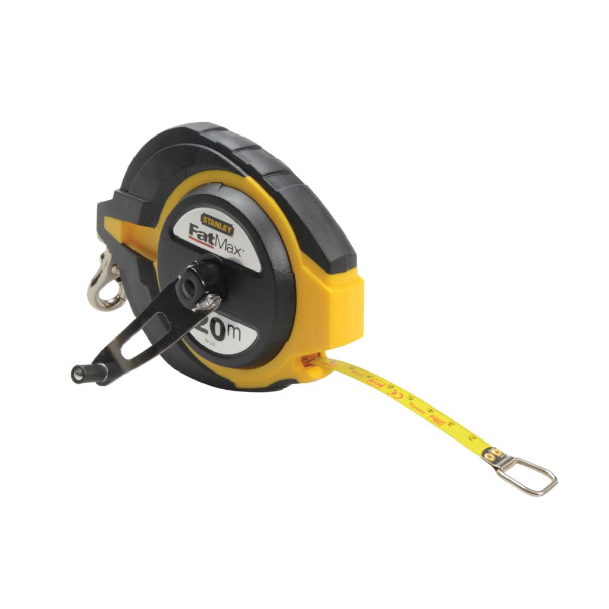 STANLEY Hand Tools FatMax Closed Case Steel Long Tape 20m (Width 10mm) (Metric only) STA034133