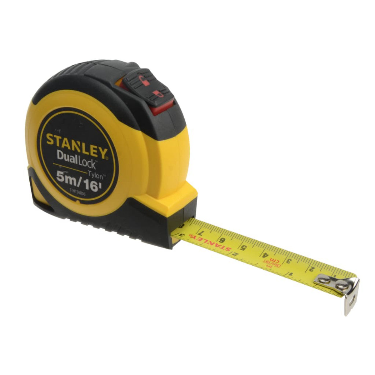 STANLEY Hand Tools DualLock Tylon Pocket Tape 5m/16ft (Width 19mm) STA036806