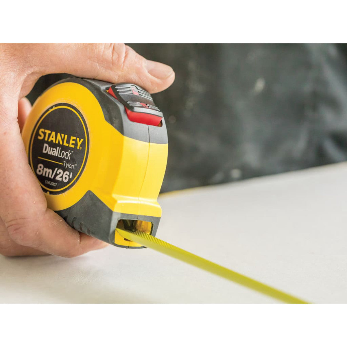 STANLEY Hand Tools DualLock Tylon Pocket Tape 8m/26ft (Width 25mm) STA036807