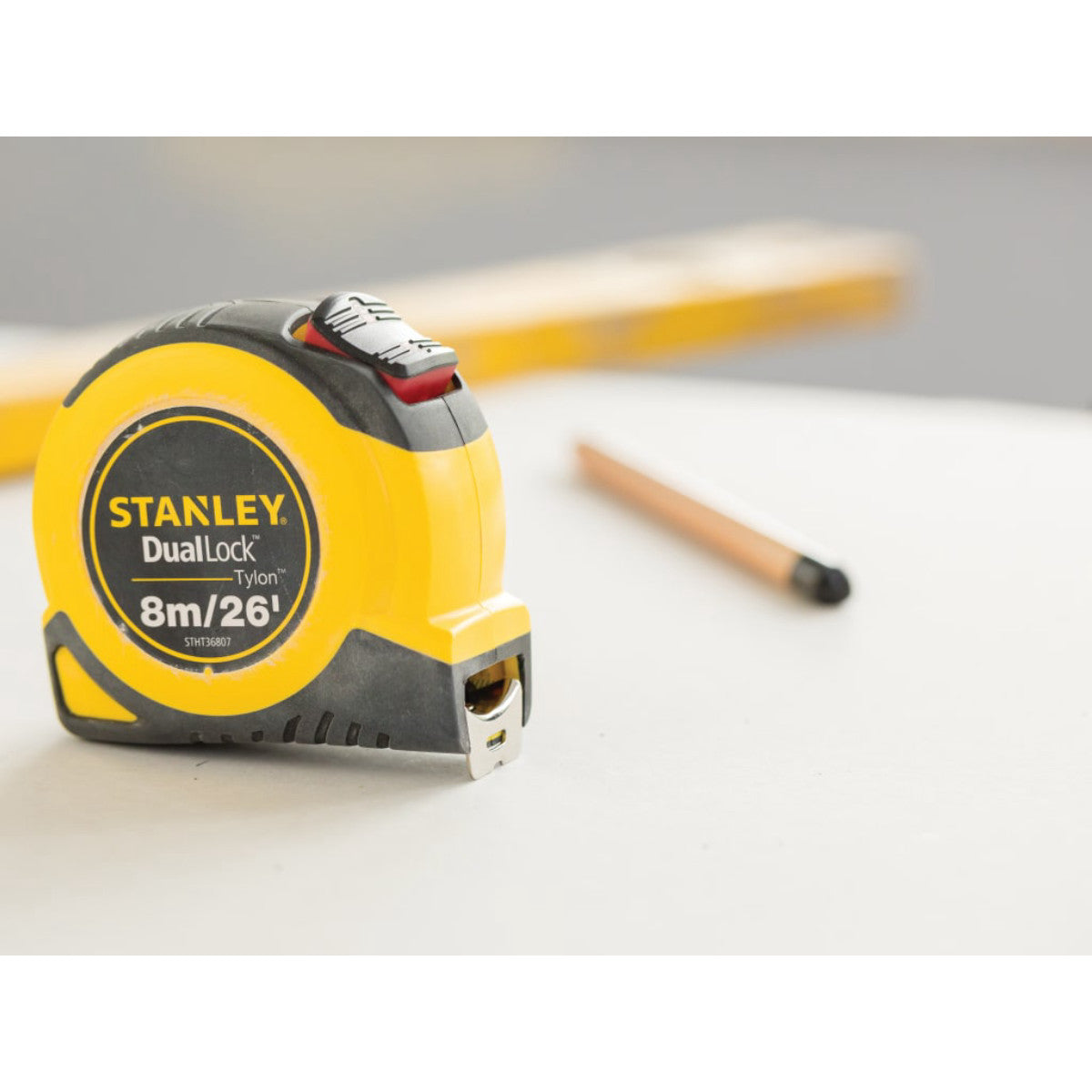 STANLEY Hand Tools DualLock Tylon Pocket Tape 8m/26ft (Width 25mm) STA036807