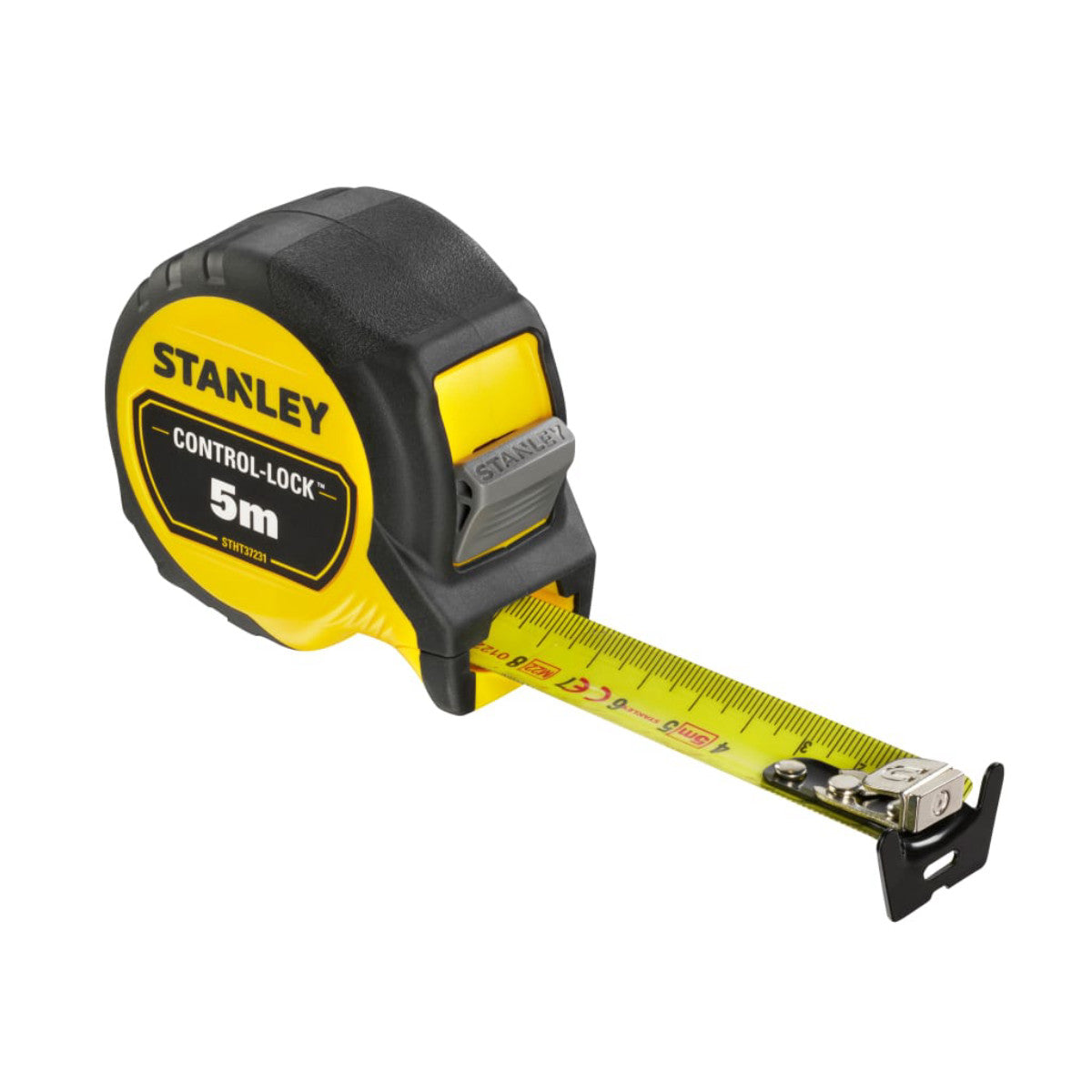 STANLEY Hand Tools CONTROL-LOCK Pocket Tape 5m (Width 25mm) (Metric only) STA037231