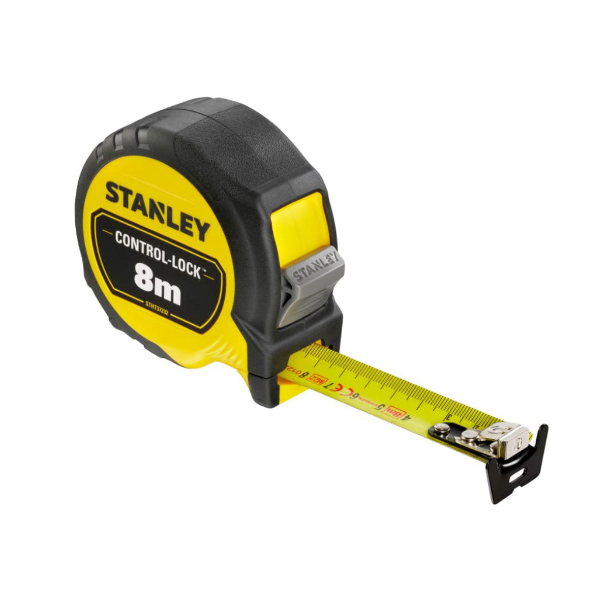 STANLEY Hand Tools CONTROL-LOCK Pocket Tape 8m (Width 25mm) (Metric only) STA037232