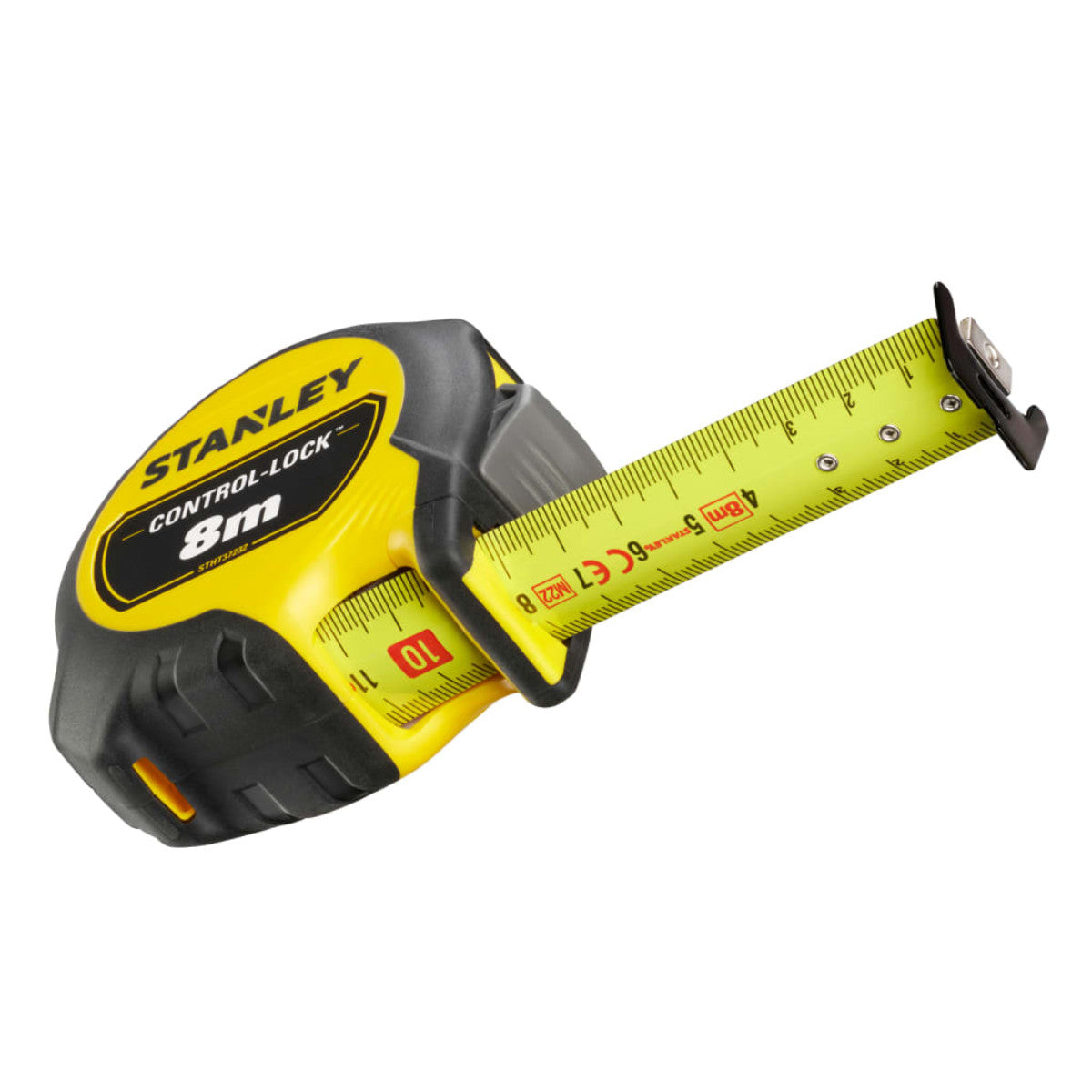 STANLEY Hand Tools CONTROL-LOCK Pocket Tape 8m (Width 25mm) (Metric only) STA037232